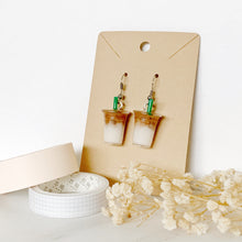 Load image into Gallery viewer, coffee shop earrings