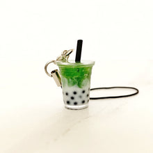 Load image into Gallery viewer, boba keychains latte series, bubble tea keychain, boba tea drink keychain