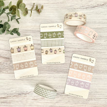 Load image into Gallery viewer, SAMPLE boba washi tape | bubble tea washi tape (45cm of each)