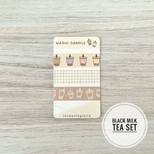 Load image into Gallery viewer, SAMPLE boba washi tape | bubble tea washi tape (45cm of each)