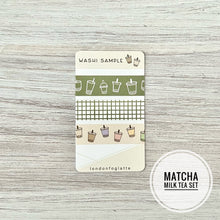 Load image into Gallery viewer, SAMPLE boba washi tape | bubble tea washi tape (45cm of each)