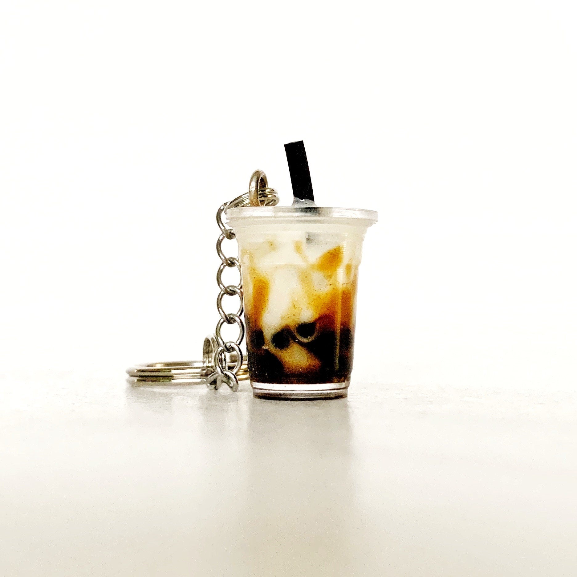 Boba Keychains Latte Seriesbubble Tea Keychainboba Tea Drink