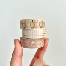 Load image into Gallery viewer, boba washi tape | bubble tea washi tape 10m
